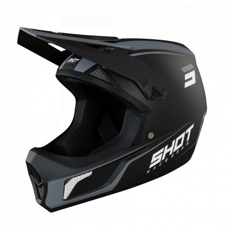 Shot Rogue United Helmet Black Grey Matt