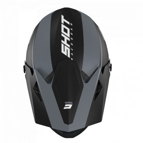 Shot Rogue United Helmet Black Grey Matt
