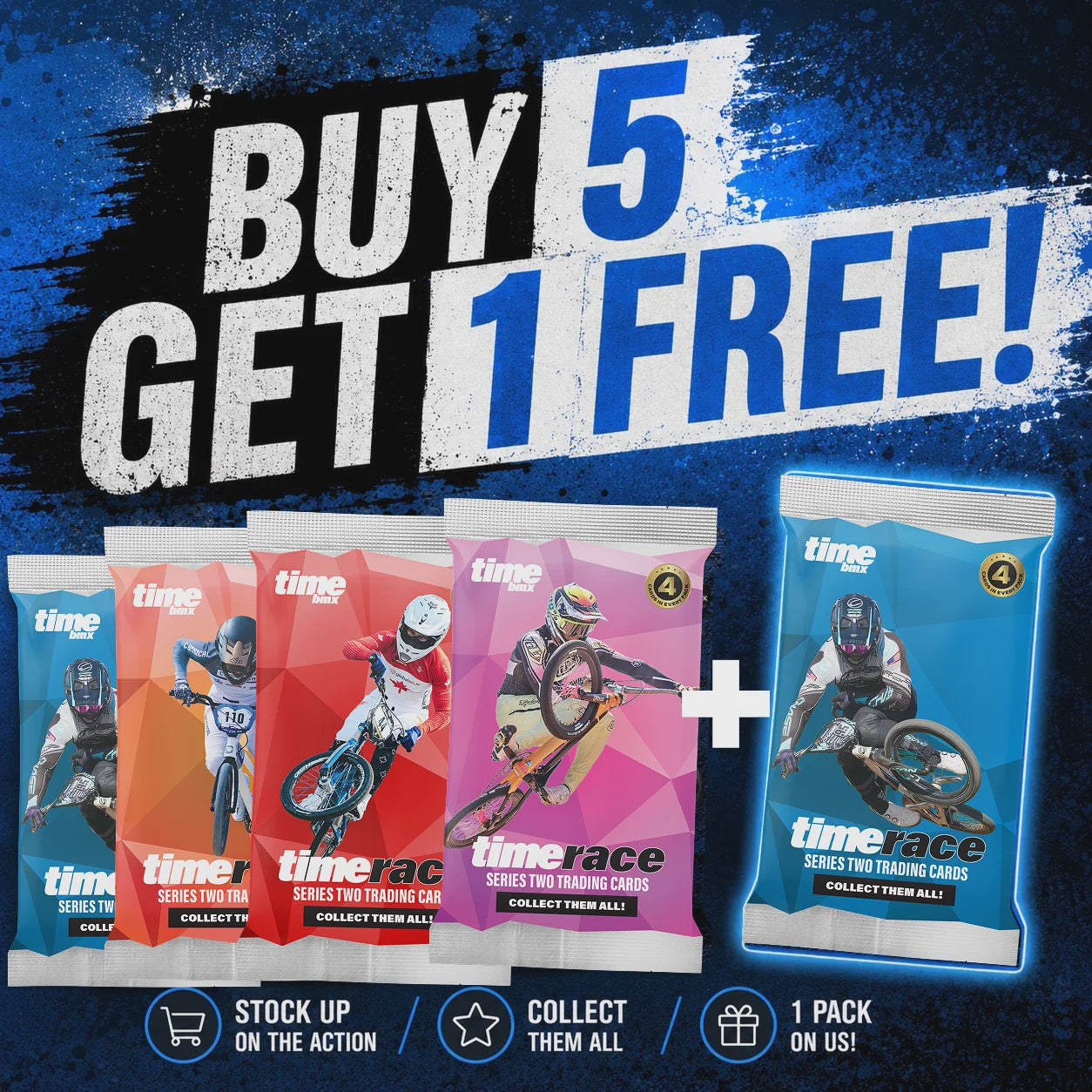 Time BMX Trading Cards - Buy 5 Get 1 Free