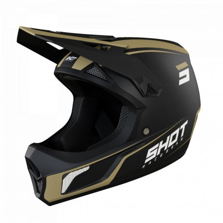 Shot Rogue United Helmet Black Gold Matt